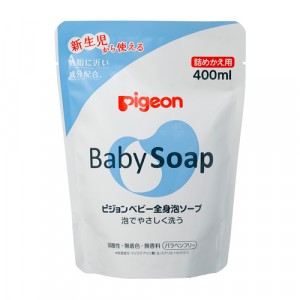 „Pigeon“ kūdikių muilas, skirtas viso kūno prausimui Refill 400ml.