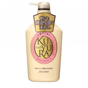 Skirtingų kvapų dušo želė Shiseido KUYURA 550 ml