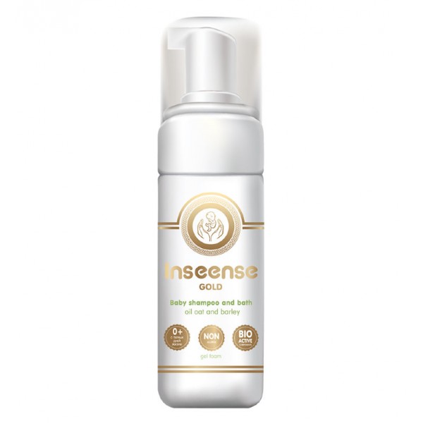 Inseense Gold universalus šampūnas-dušo želė su putomis 160 ml
